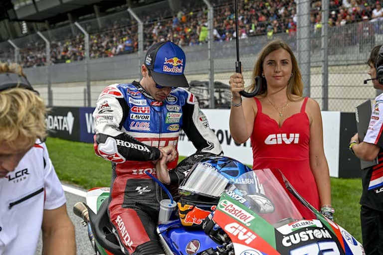 Alex Márquez in der Startaufstellung des Österreich-GP