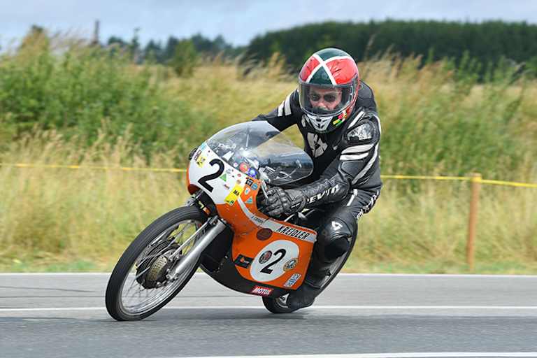 Aalt Toersen auf der 50-ccm-Kreidler