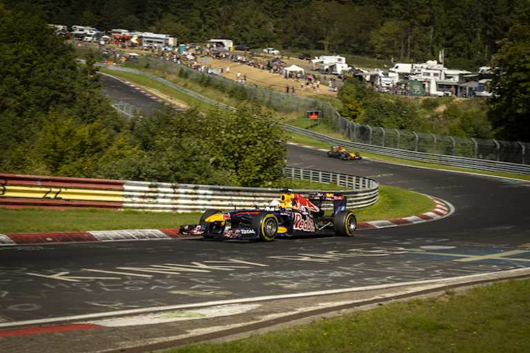 Der vierfache Champion begeisterte die Fans am Nürburgring 