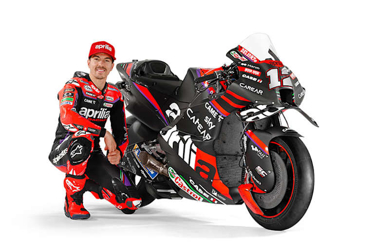 Maverick Viñales mit der Aprilia RS-GP23