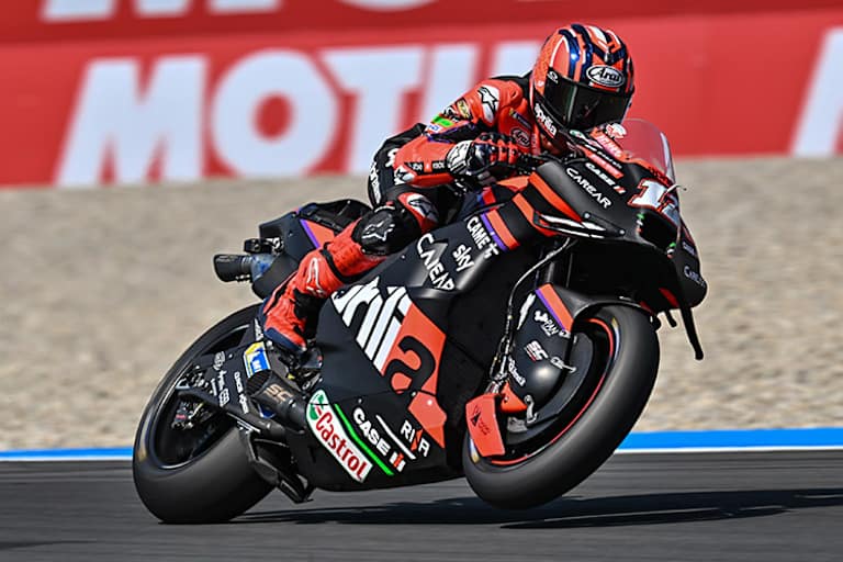Maverick Viñales in Assen auf der Aprilia RS-GP23: Es gibt Spielraum für Verbesserungen
