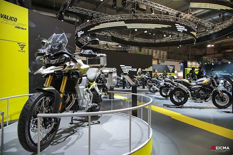 Beeindruckender Aufritt von Voge an der Mailänder Motorradmesse, während BMW, KTM und Harley fehlten