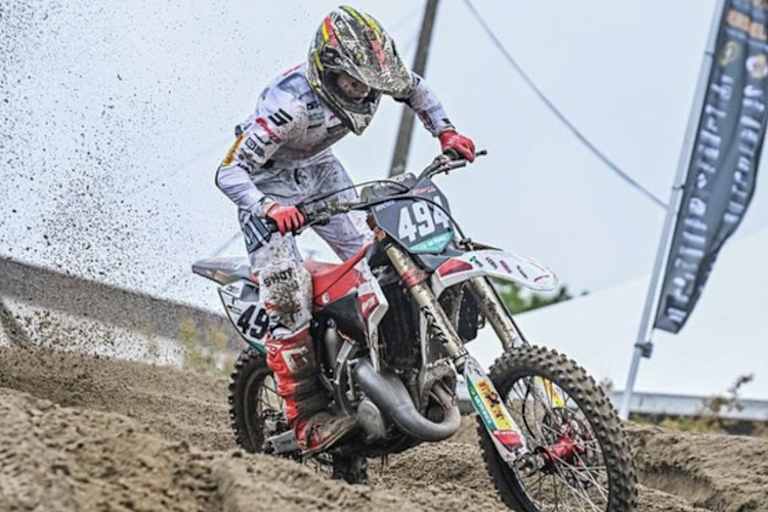 Maximilian Werner verfehlte in Lommel das Podium nur ganz knapp