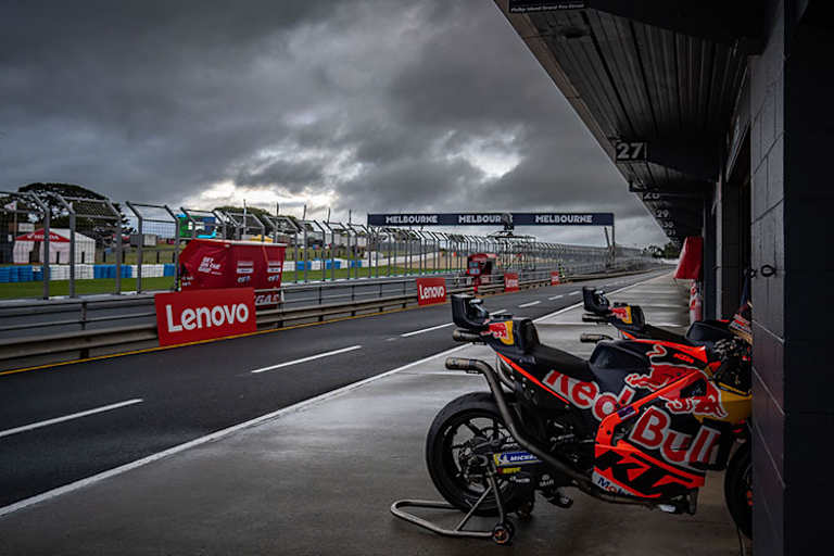Die Situation in Phillip Island vor dem MotoGP Warm-up