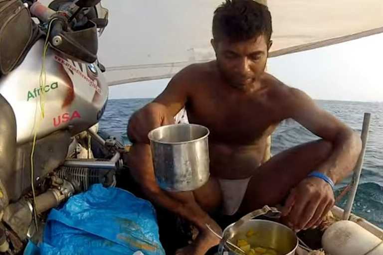 Dylan Wickrama: 49 Tage auf dem pazifischen Ozean