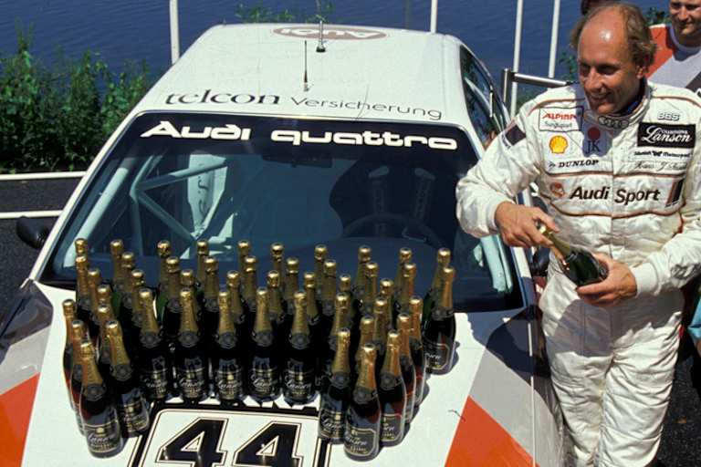 Audi-Champagner-Sause am Norisring - das war zwei Jahre vor dem Eklat 