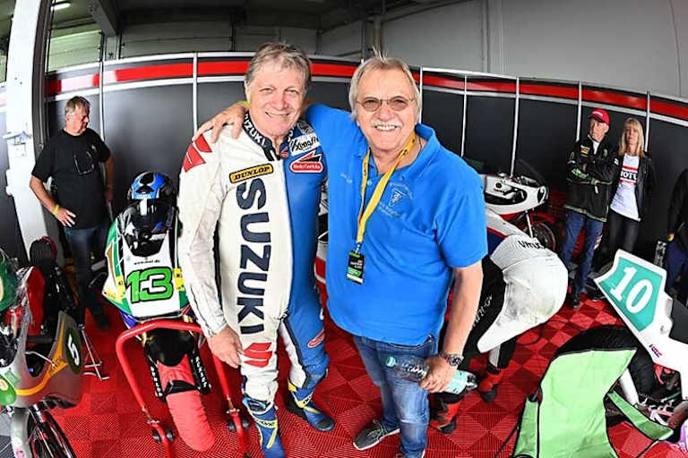 Wieder vereint: Martin Wimmer und Gerd Borghoff