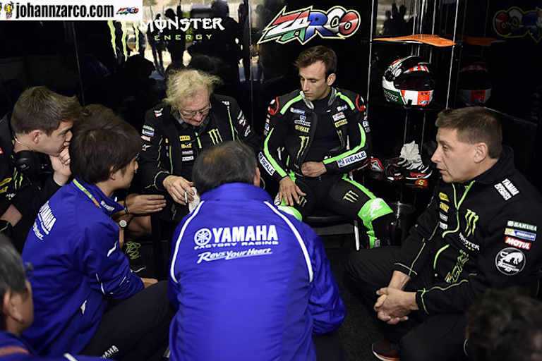 Bei Tech3-Yamaha erlebten Laurent Fellon (rechts) und Zarco 2017 und 2018 große Erfolge 