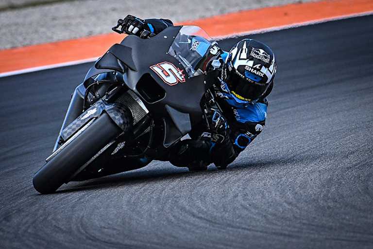 Johann Zarco am Dienstag beim Debüt auf der LCR-Honda
