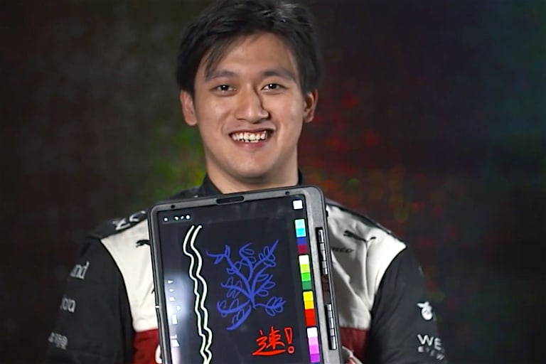 Alfa Romeo-Fahrer Guanyu Zhou