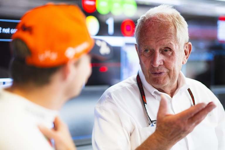Max Verstappen und Dr. Helmut Marko