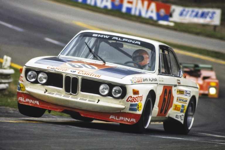Niki Lauda fuhr 1973 für Alpina-BMW, hier in Spa