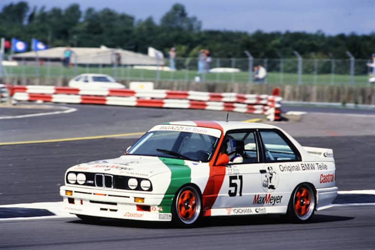Mark Thatcher 1988 mit dem BMW bei der Tourist Trophy