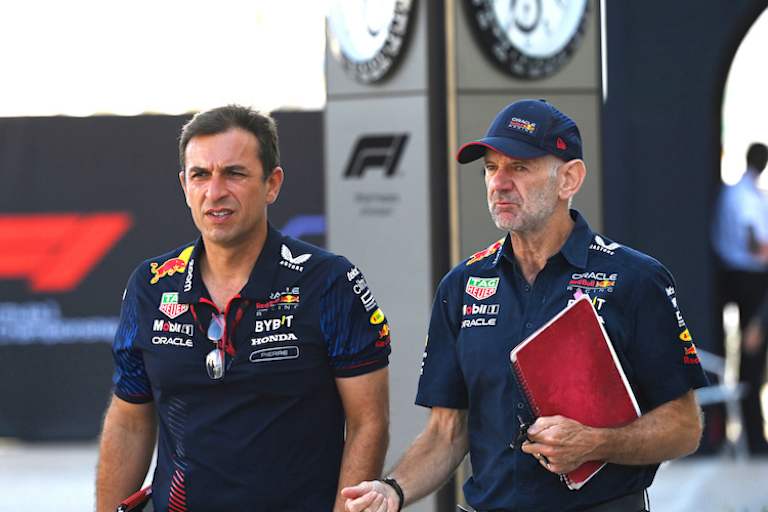 Pierre Waché und Adrian Newey 2023