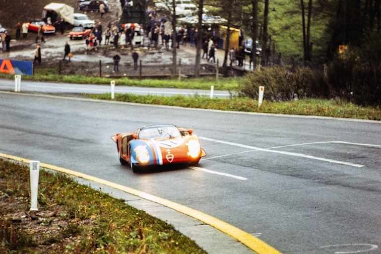 Rob Slotemaker 1968 in Spa-Francorchamps: Im Regen fühlte er sich pudelwohl