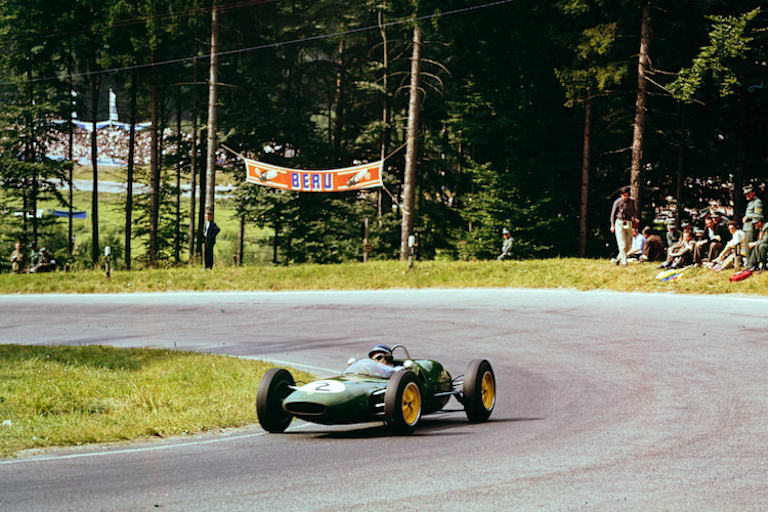 Ein Solitude-Spezialist: Jim Clark im Lotus, hier von 1961