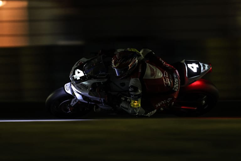 Randy Krummenacher fuhr beim ersten Rennen von Tati auf Honda ein sauberes Rennen