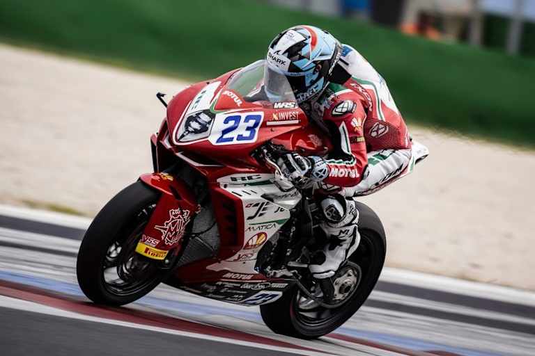 Beim Misano-Test wollte Marcel Schrötter mit dem Set-up experimentieren