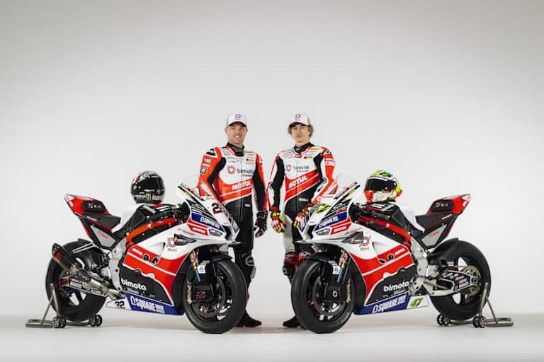 Alex Lowes und Axel Bassani gehen in Assen zum ersten Mal mit der Bimota KB998 an den Start