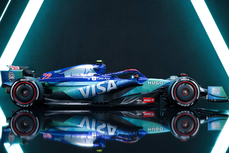 Diese Lackierung wird nur beim Nacht-GP in Nevada verwendet