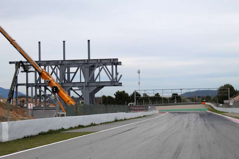 Die Bauarbeiten laufen