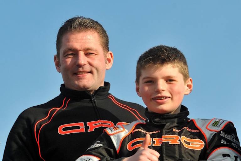 Jos und Max Verstappen 2010
