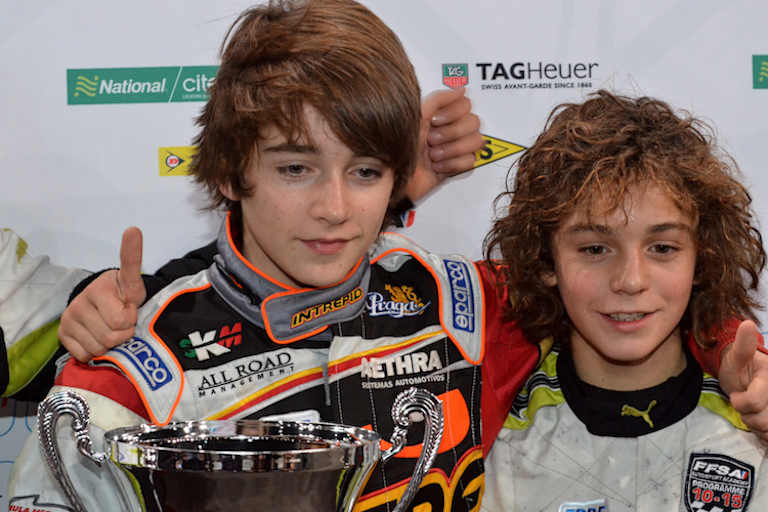 Charles Leclerc und Dorian Boccalacci 2011