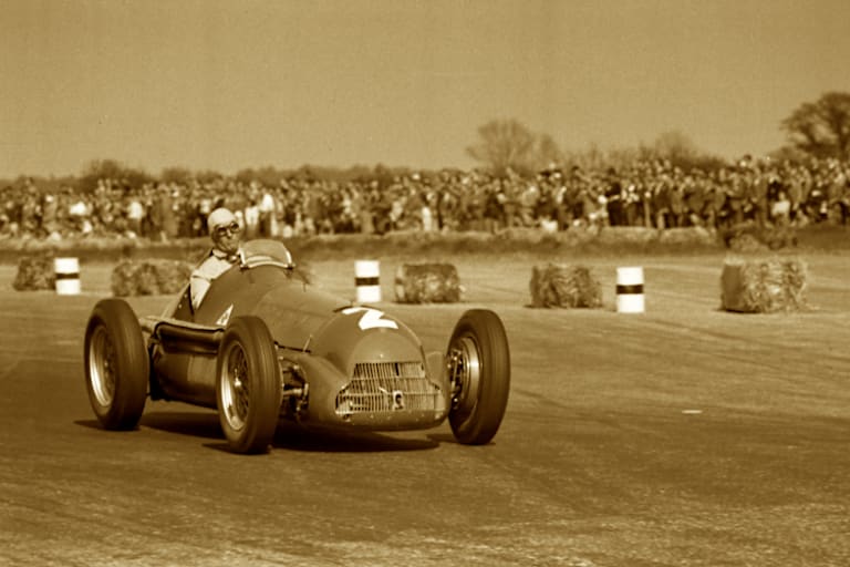 Farina auf dem Weg zum Sieg