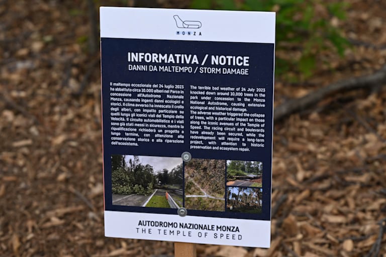 2023 wurden die Fans so über die Sturmschäden informiert