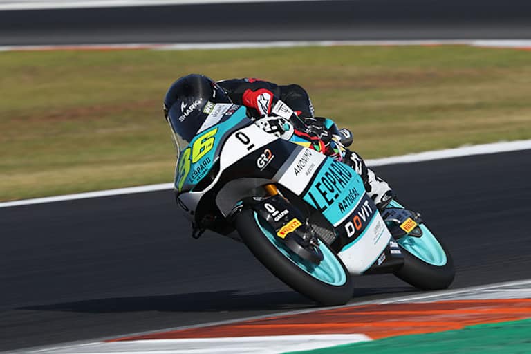 Beim Valencia-Test war der erst 17jährige Spanier Piqueras noch fit.