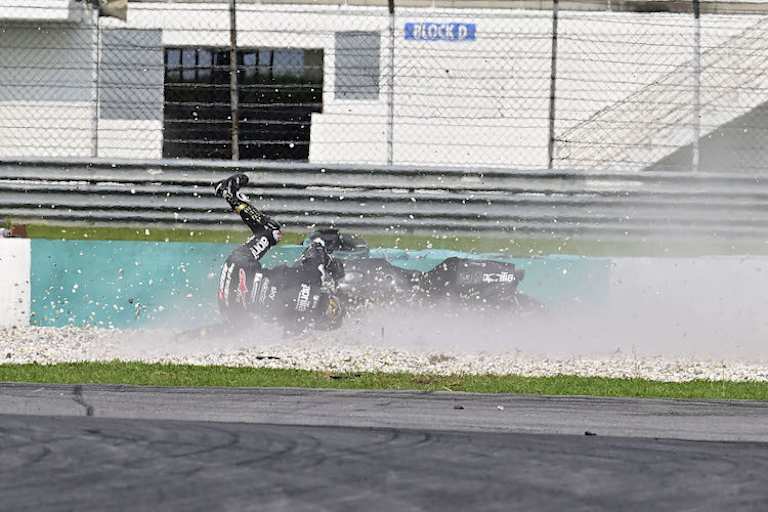 Am Mittwoch musste Viñales einen Sturz wegstecken, der jedoch ohne Folgen blieb