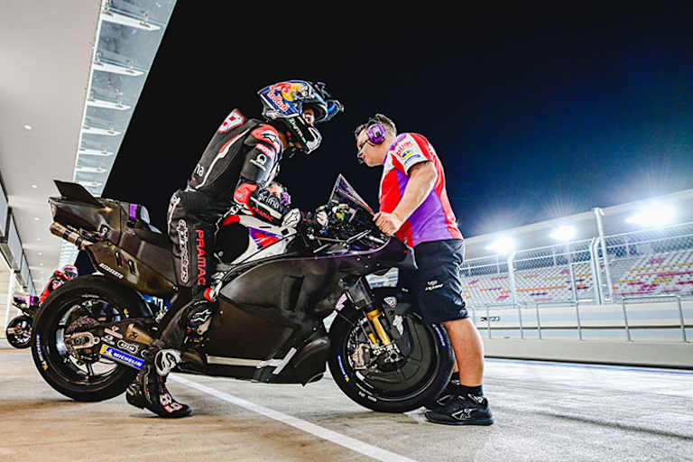 Jorge Martín verglich die alte und die neue Verkleidung. Das Ergebnis war eindeutig.