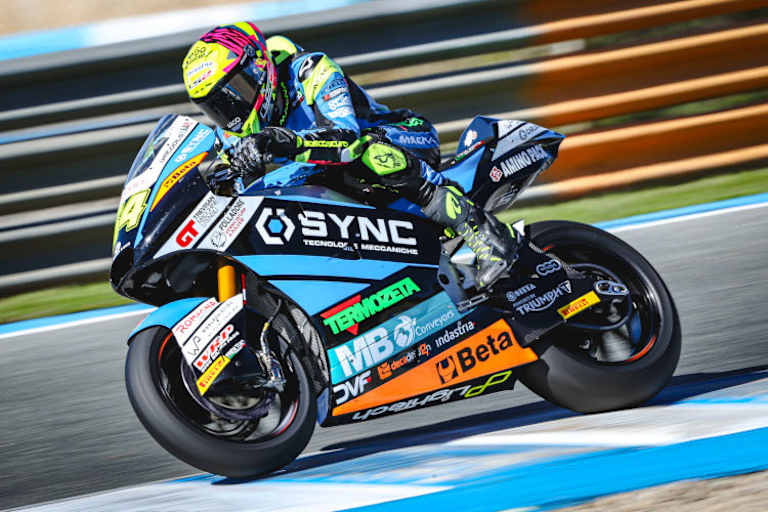 Fermín Aldeguer auf seiner Boscoscuro in Jerez