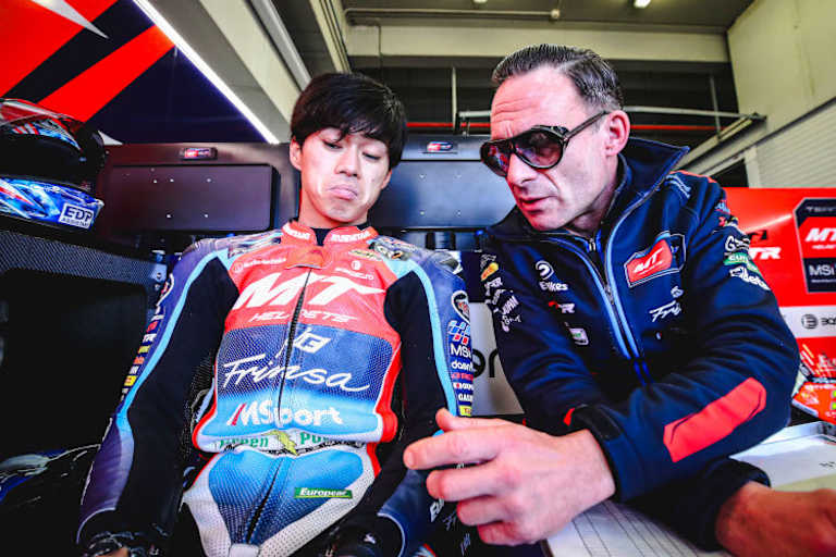 Ai Ogura mit seinem deutschen Crew-Chief Norman Rank