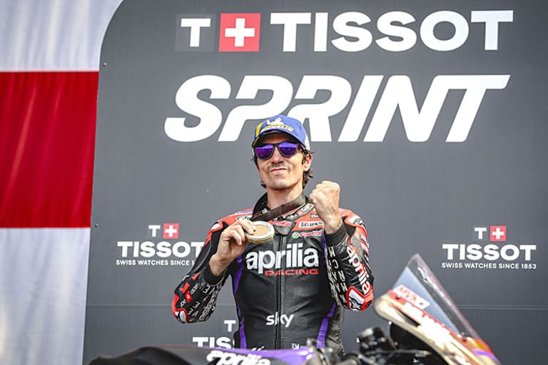 Yes! Bislang eine Macht in Texas: Maverick Viñales, Aprilia.