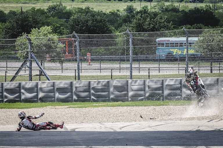 Totaler Tiefpunkt nach Doppel-Crash in Austin für Taka Nakagami