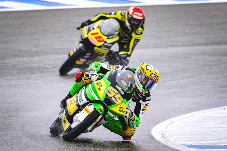 Noah Dettwiler im Regen am Samstagmorgen: Platz 8