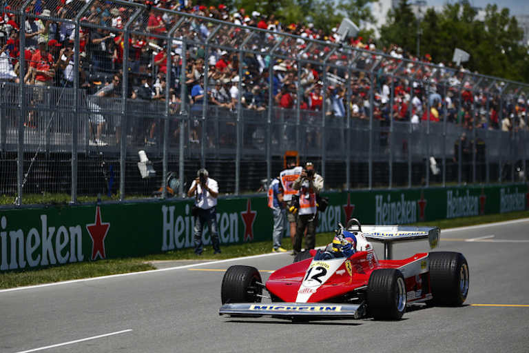 Jacques Villeneuve 2018 im Auto seines Vaters in Montreal