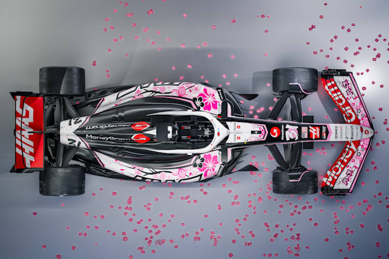 Der Wagen von Ocon und Bearman