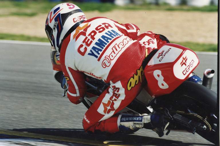 GP-Legende Jorge Martinez schaffte seinen letzten Sieg auf einer 125er-Yamaha