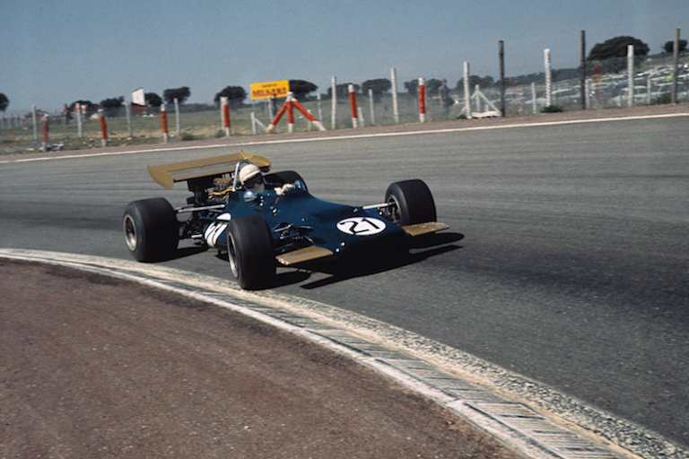 George Eaton mit seinem BRM 1970 in Jarama