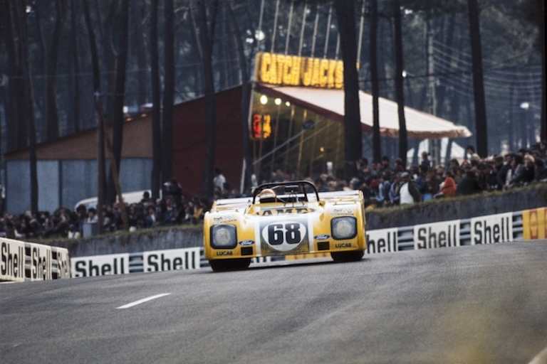 Der Sportwagen Duckhams LM-Ford V8, mit dem Alain de Cadenet und Chris Craft in Le Mans 1972 den zwölften Gesamtrang erreichten