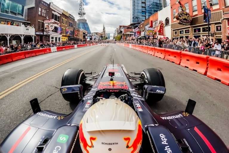 Daniel Ricciardo in Nashville 2023