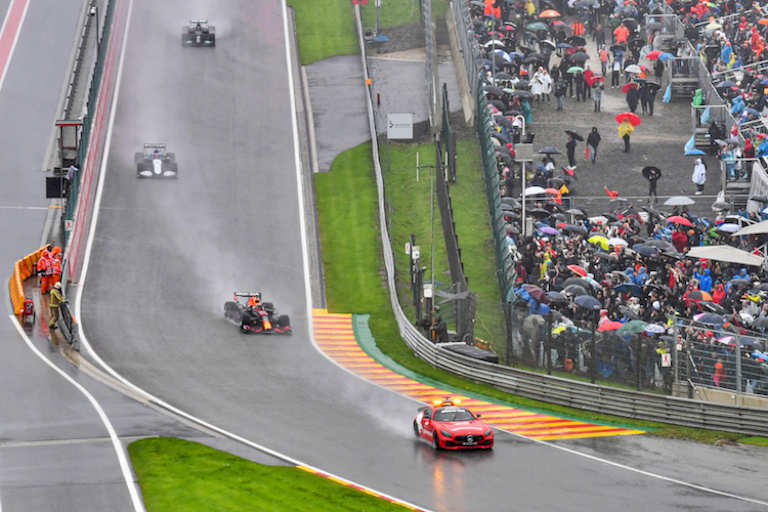 Belgien 2021: Nach kurzem Einsatz hinter dem Safety-Car war Schluss