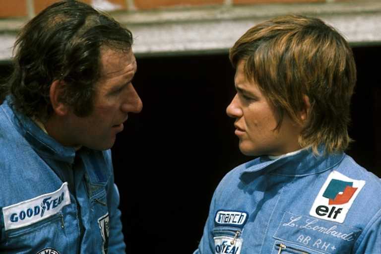 Die March-Fahrer Vittorio Brambilla und Lella Lombardi