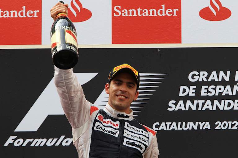 GP-Sieger Pastor Maldonado aus Venezuela