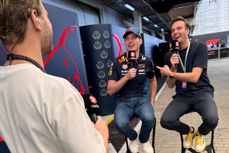Giedo van der Garde (rechts) mit Max Verstappen
