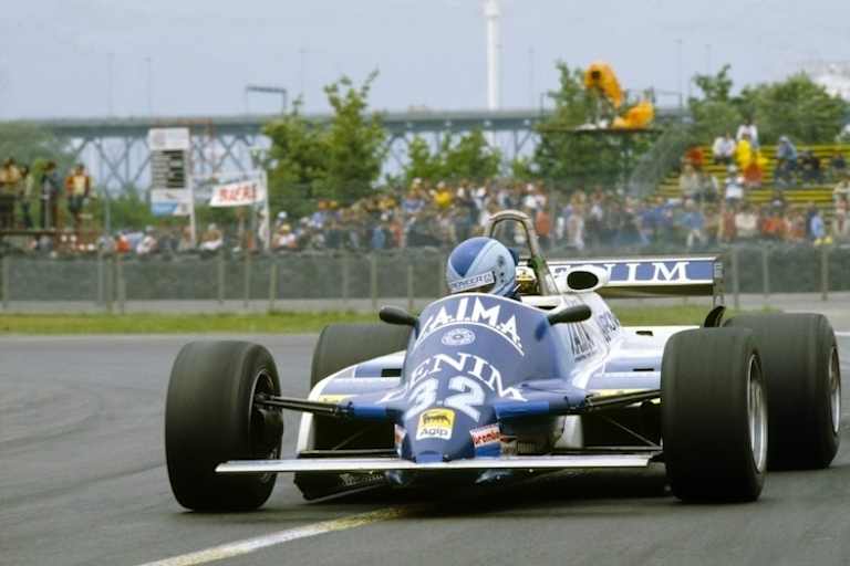 Der junge Paletti im Training zum Kanada-GP 1982 in Montreal