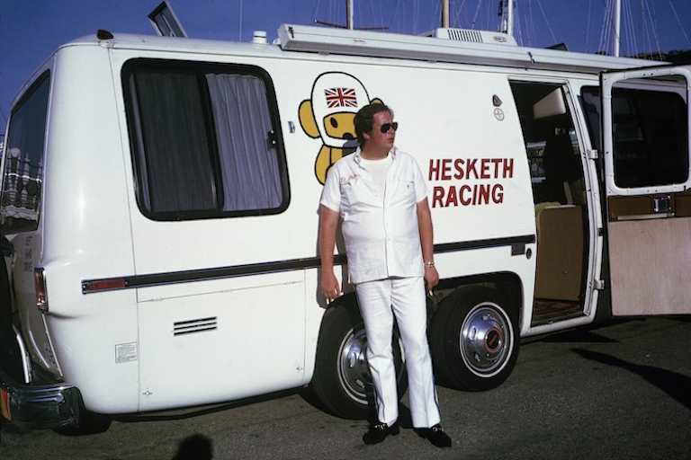 Lord Hesketh 1974 beim Monaco-Grand Prix