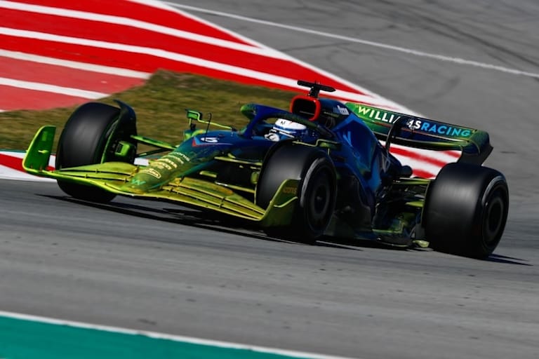 Williams mal ganz anders: Williams vor zwei Jahren in Spanien